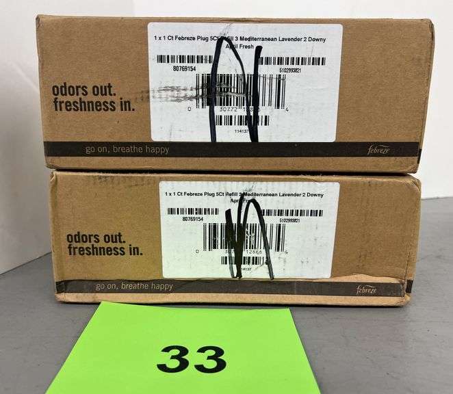 (2) BOXES OF FEBREZE PLUG REFILLS