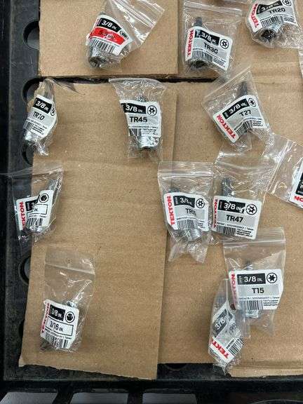 MISC LOT OF TEKTON SOCKETS