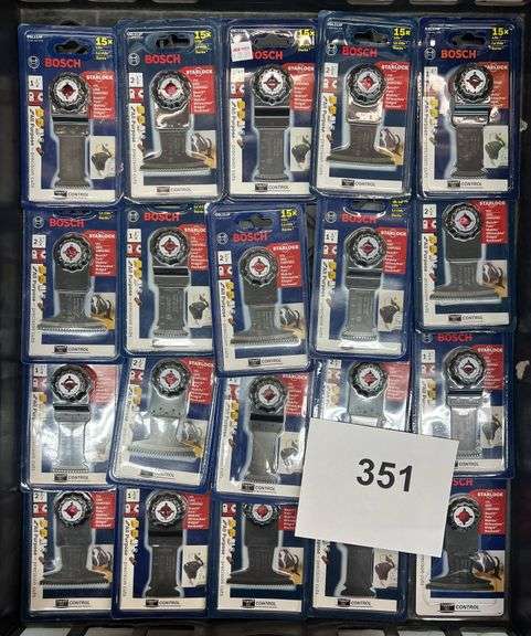 (20) BOSCH STARLOCK BLADE ATTACHMENTS