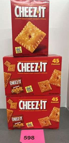 (3) BOXES OF CHEEZ ITS - Earl's Auction Company
