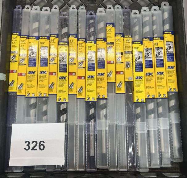 MISC LOT OF IRWIN DRILL BITS