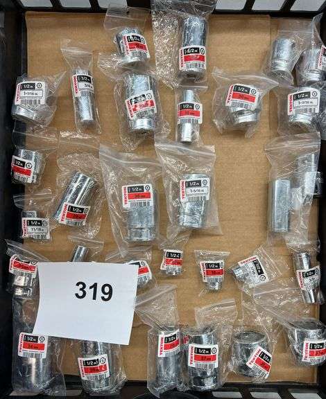 MISC LOT OF TEKTON SOCKETS