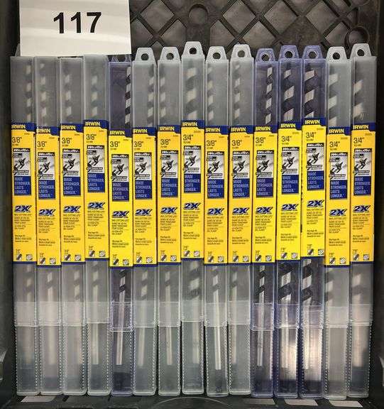 MISC LOT OF IRWIN DRILL BITS