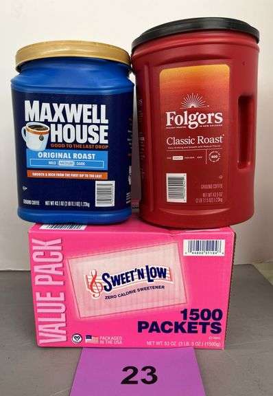 3PC COFFEE LOT - SEE PHOTOS