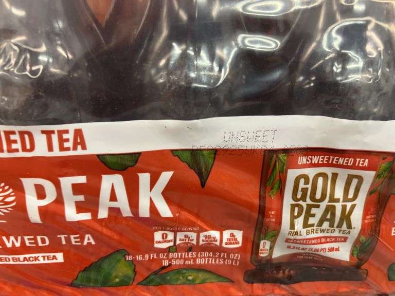 (2) PACKS OF GOLD PEAK UNSWEETENED TEA