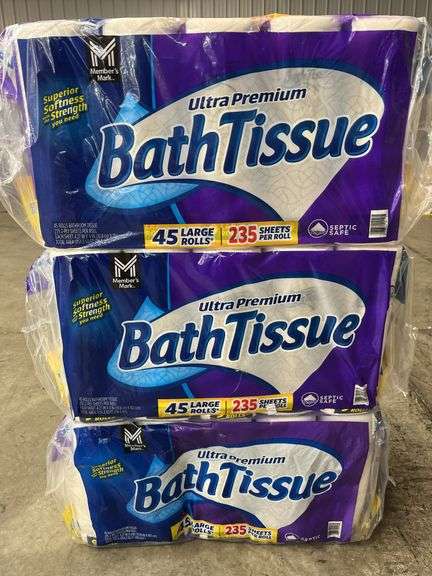 (3) PACKS OF TOILET PAPER