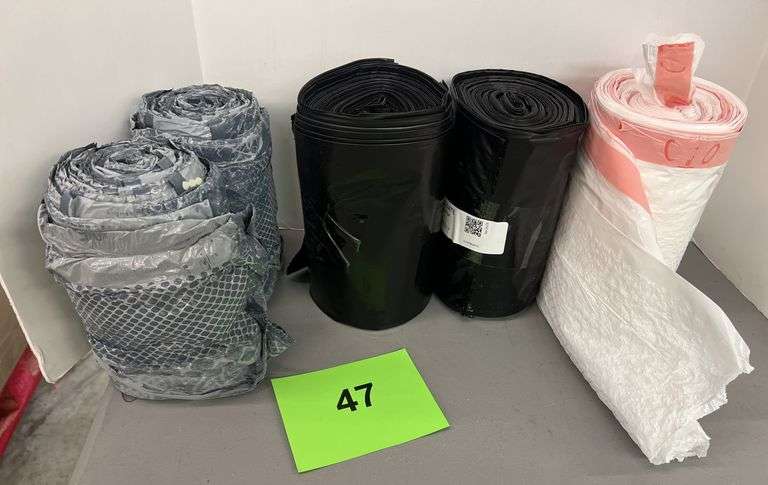 (5) ROLLS OF TRASH BAGS