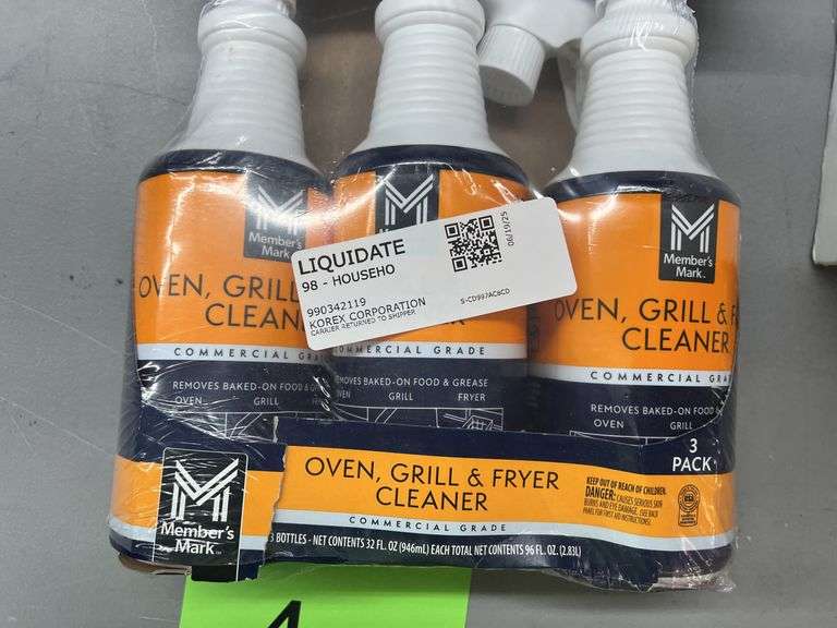 (2) PACKS OF OVEN, GRILL & FRYER CLEANER