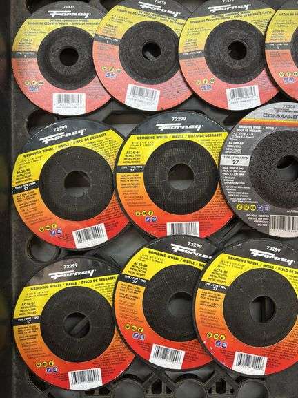 MISC LOT OF FORNEY CUTTING/ GRINDING WHEELS