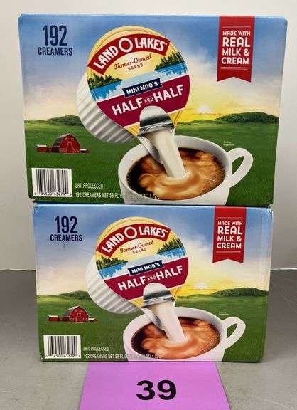 (2) BOXES OF LAND O LAKES CREAMER CUPS