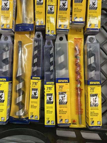 MISC LOT OF IRWIN DRILL BITS