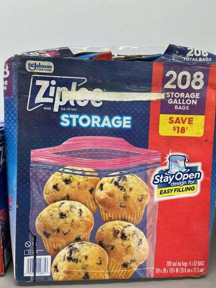 (2) BOXES OF ZIPLOC BAGS