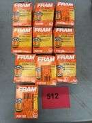 (10) FRAM EXTRA GUARD OIL FILTERS IN BOXES