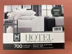 HOTEL KING EGYPTIAN COTTON SHEET SET