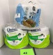 (3) PACKS OF PAPER PLATES