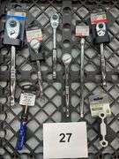 MISC LOT OF MASTER MECHANIC TOOLS