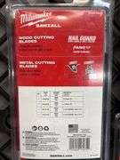 (5) MILWAUKEE 8PC SAWZALL RECIPROCATING SAW BLADE SETS