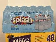 (2) PACKS OF DRINKS - LITTLE HUG & SPLASH