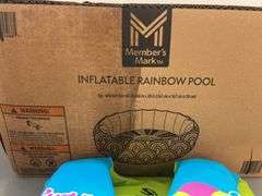 3PC SWIMMING LOT - POOL, FLOATIES & LIFE JACKET