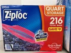 (2) BOXES OF ZIPLOC BAGS