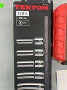 2PC TEKTON TOOL LOT - SOCKETS & BIT SOCKETS