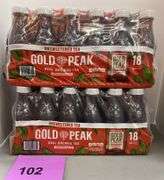 (2) PACKS OF GOLD PEAK UNSWEETENED TEA
