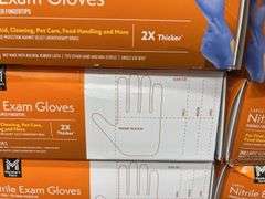 (10) BOXES OF NITRILE EXAM GLOVES - SIZE L
