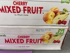(3) BOXES OF CHERRY MIXED FRUIT