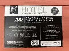 HOTEL KING EGYPTIAN COTTON SHEET SET