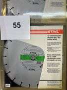(2) STIHL 12" CIRCULAR SAW BLADES