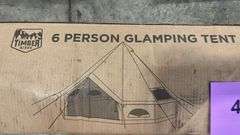 TIMER RIDGE 6 PERSON GLAMPING TENT IN BOX