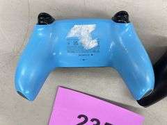 AS IS - (2) PLAYSTATION 5 CONTROLLERS - BLUE & BLACK