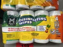 (2) PACKS OF DISINFECTING WIPES