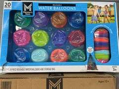 INFLATABLE POOL & REUSABLE WATER BALLOONS IN BOXES