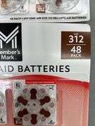 (4) PACKS OF HEARING AID BATTERIES - SIZE 312