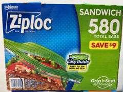 (2) BOXES OF ZIPLOC BAGS