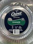 (2) PACKS OF CHINET PLASTIC PLATES