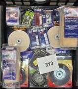 MISC LOT OF POLISHING/ BUFFING ITEMS