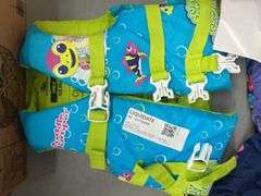 3PC SWIMMING LOT - POOL, FLOATIES & LIFE JACKET