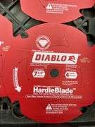(9) DIABLO 7-1/4" CIRCULAR SAW BLADES