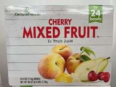 (3) BOXES OF CHERRY MIXED FRUIT