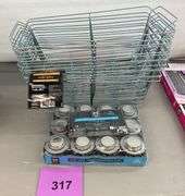 15PC SERVEWARE LOT - CHAFING STANDS & FUEL