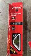 (3) GOLDBLATT 72" BOX BEAM LEVELS