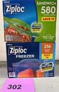 (2) BOXES OF ZIPLOC BAGS