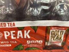 (2) PACKS OF GOLD PEAK UNSWEETENED TEA