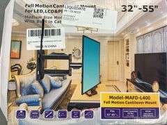 32"-55" FULL MOTION CANTILEVER TV MOUNT IN BOX