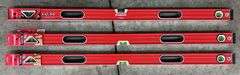 (3) GOLDBLATT 48" BOX BEAM LEVELS