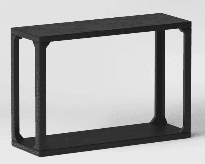 THRESHOLD CASTALIA CONSOLE TABLE IN BOX - BLACK - Earl's Auction Company