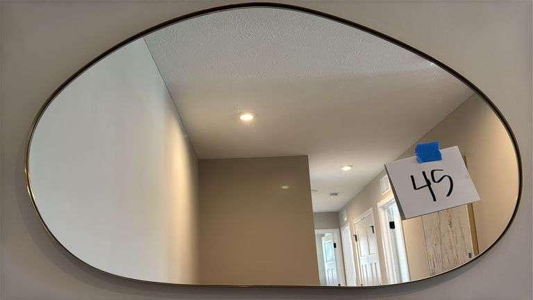 GOLD FRAMED WALL MIRROR