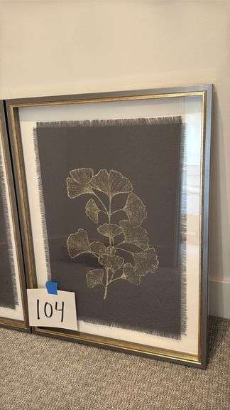 (2) FRAMED WALL ART